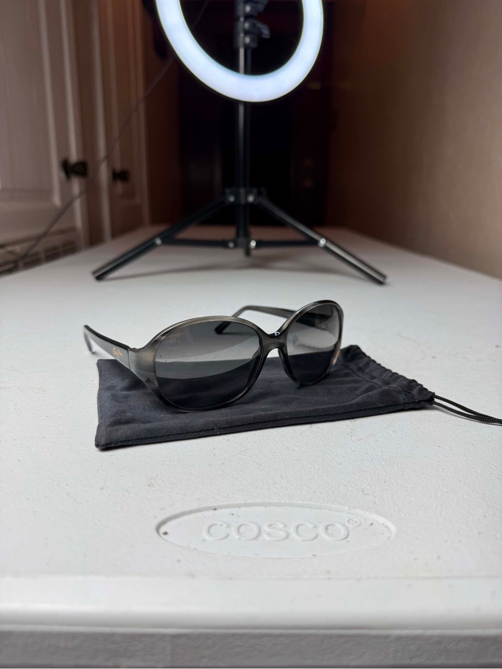 Maui Jim Ginger Sunglasses Grey
Black Frame